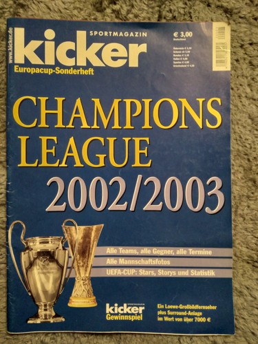 Kicker sonderheft champions - kicker,