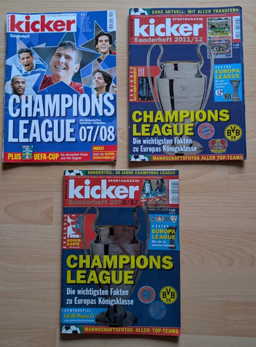Kicker sonderheft champions - 3x,