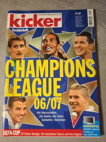 Kicker sonderheft europacup - sonderheft,