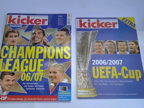 Kicker sonderheft champions - kicker, sonderheft.