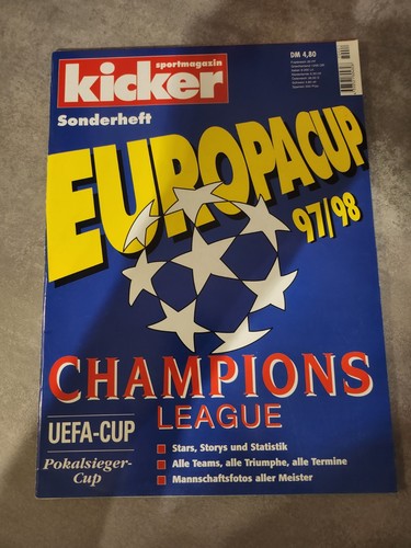 Kicker sonderheft europacup - kicker,