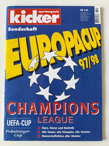 Kicker sonderheft europacup - sonderheft,