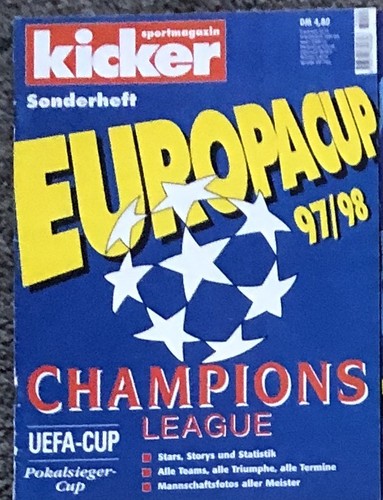Kicker sonderheft champions - sonderheft,