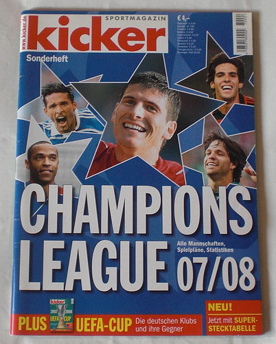 Kicker sonderheft champions - kicker,
