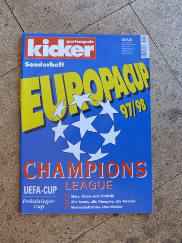 Kicker sonderheft europacup - sonderheft,