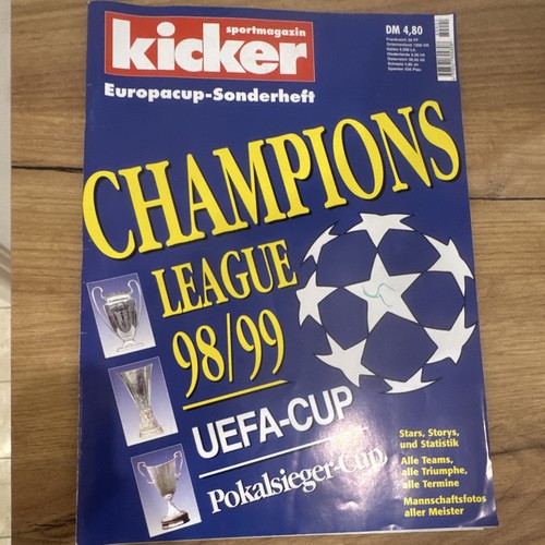 Kicker europacup sonderheft - kicker, europacup-sonderheft