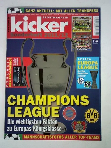 Sonderheft champions league - sonderheft:,